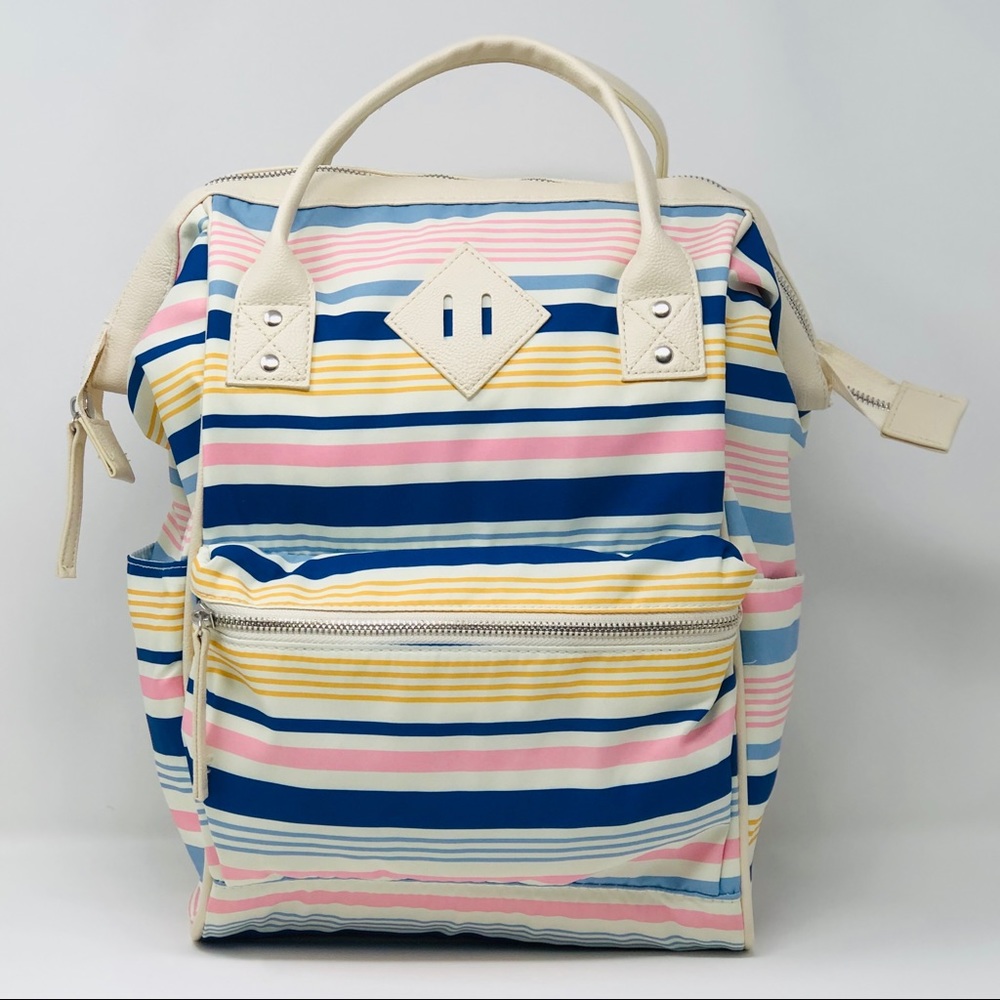 Multi Stripe Frame Backpack